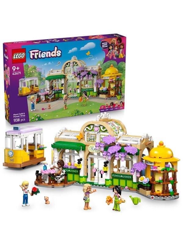 LEGO ® Friends - Plantecafé Og Blomsterbutik 42671 - 1138 Dele
