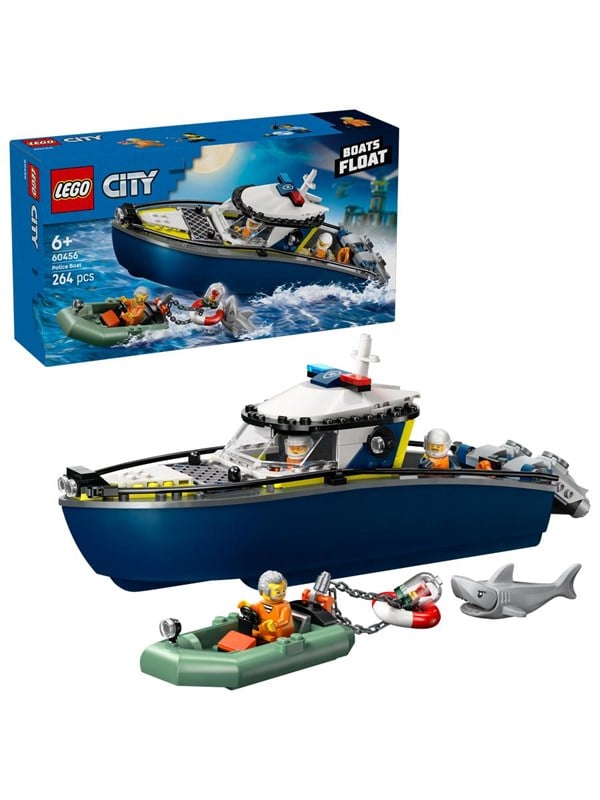 LEGO City 60456 Politibåd på forbryderjagt billede