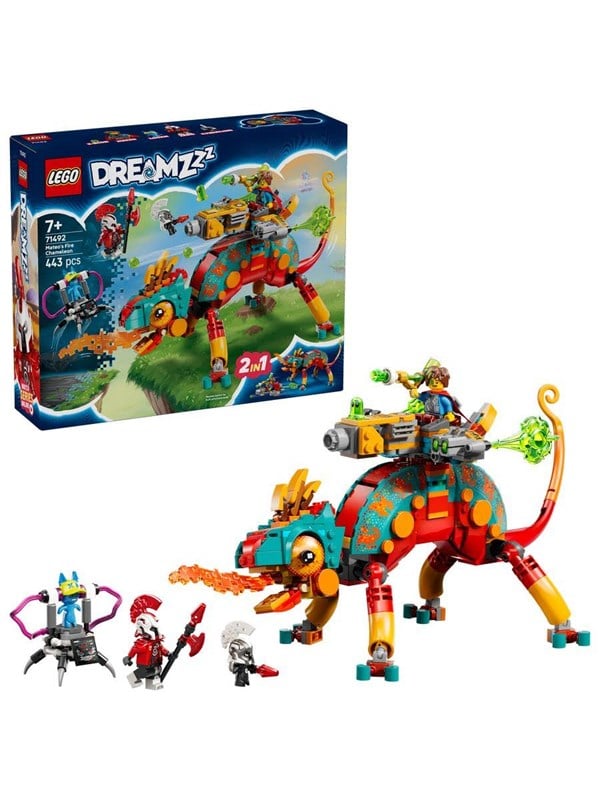 LEGO DREAMZzz 71492 Mateos Ild-kameleon byggesæt (443 dele)