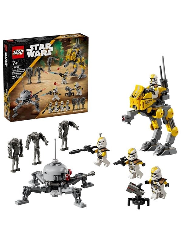 LEGO Star Warsâ¢ - 327th Star Corps Clone Troopersâ¢ Battle Pack - GEEKD.dk