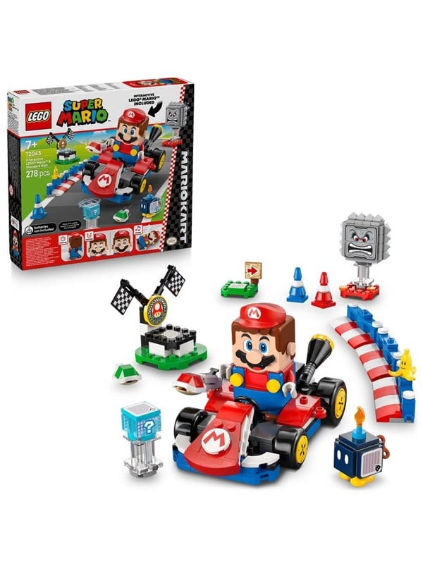 LEGO Super Mario 72043 Mario Kart™ - Interaktiv ® Mario™ og Standard Kart billede