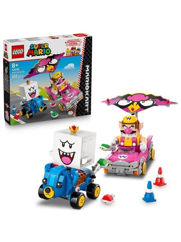 LEGO - Super Mario - Mario Kartâ¢ - Wario & King Boo (72038) - GEEKD.dk