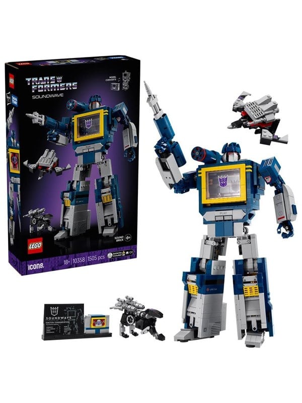 LEGO Icons 10358 Transformers: Soundwave billede