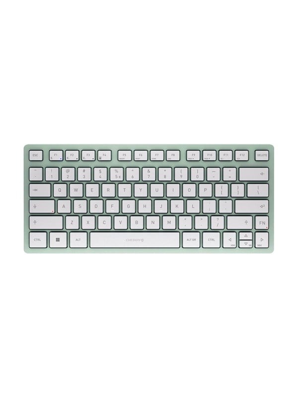 Cherry KW 7100 MINI BT - Tastatur - Europa - Grøn