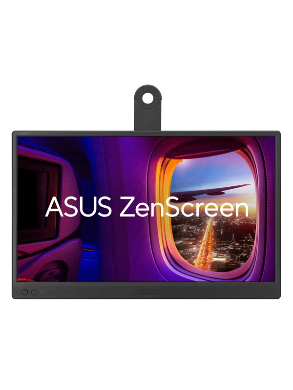ASUS ZenScreen MB169CK - LED-skærm - 16 (15.6 til at se) - bærbar - 1920 x 1080 Full HD (1080p) @ 60 Hz - IPS - 250 cd/m² - 800:01:00 - 5 ms - Mini HDMI, 2xUSB-C - sort