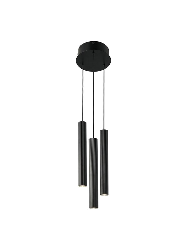 Nordlux Vico 3-Rondel pendel, sort