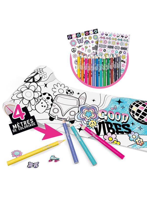 Style 4 Ever Colouring Roll-up - 4 meter
