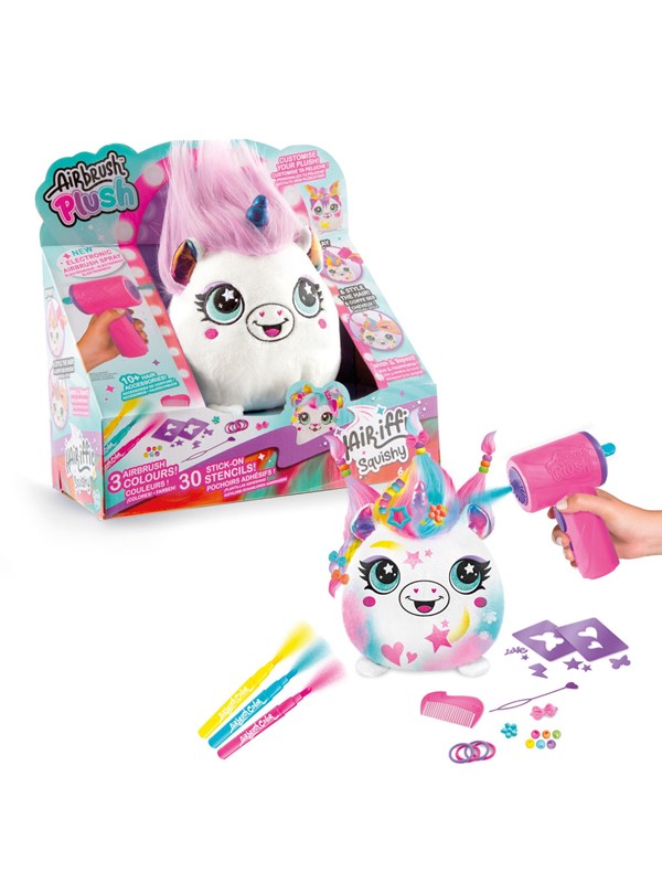 Airbrush Plush Hair'iffic 17 cm Squish Pal - Princesse