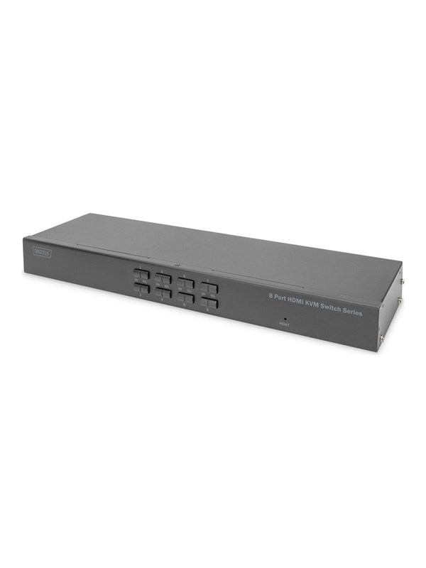 DIGITUS DS-12910 - 8-port KVM-switch til rack 19" - HDMI 4K 30 Hz