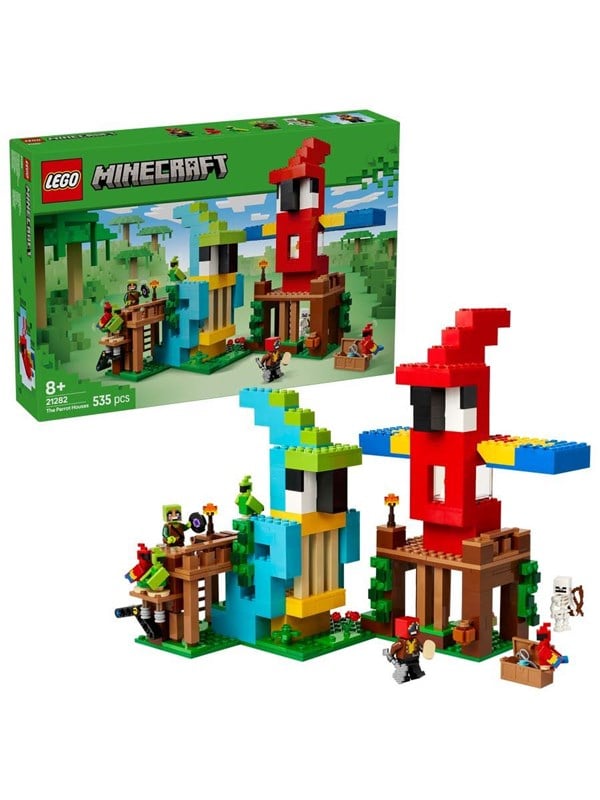 LEGO Minecraft 21282 Papegøjehusene
