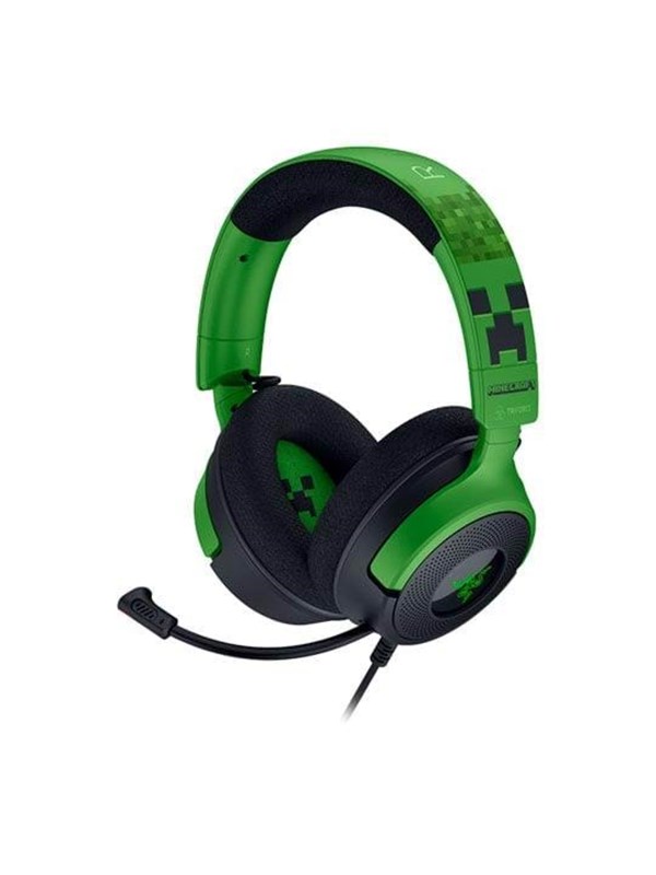Gaming headset Razer Kraken V4 X - kablet, hovedbøjle, USB-C/USB-A, sort/grøn