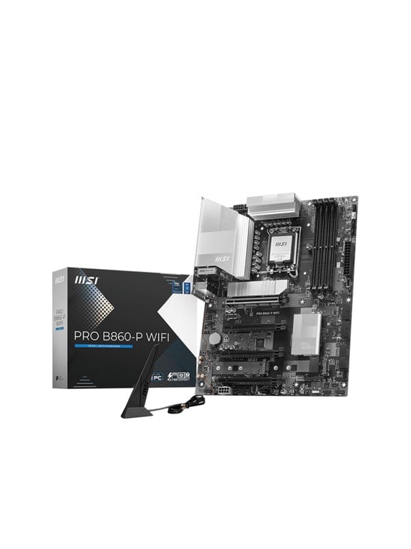 MSI PRO B860-P WIFI Bundkort - Intel B860 - Intel LGA1851 - DDR5 RAM - ATX