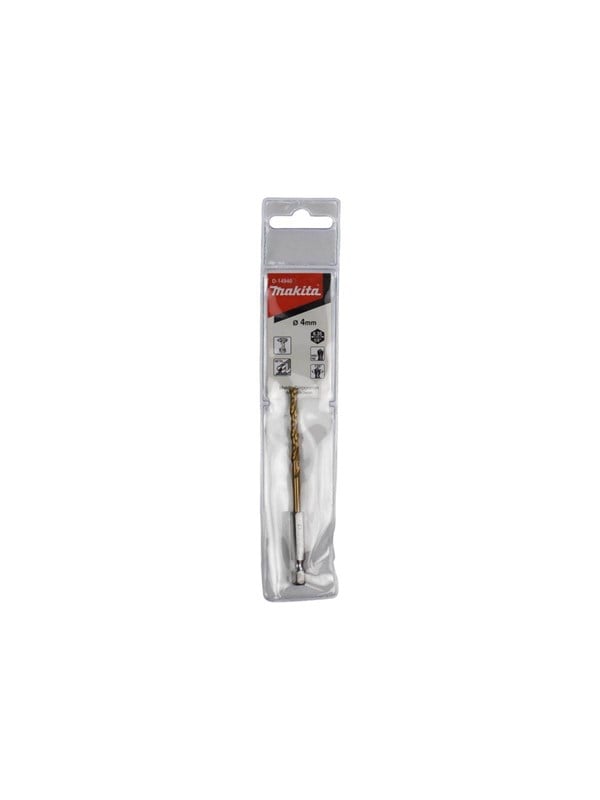 Makita HSS Bor Metal 1/4" 4,0mm Titan - D-14940