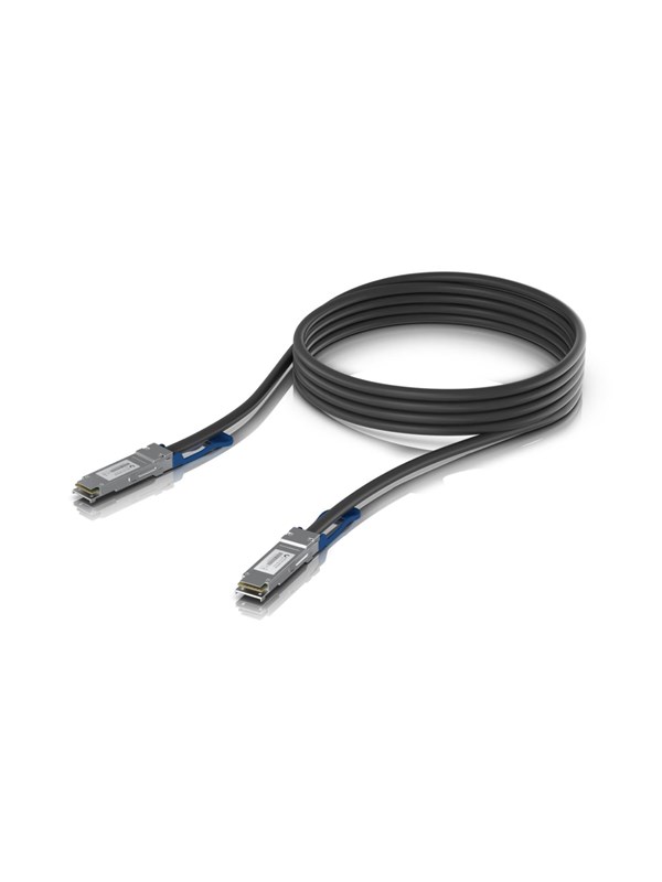 Ubiquiti UACC-DAC-QSFP28-3M - 100G QSFP28 DAC-kabel, 3 m, sort
