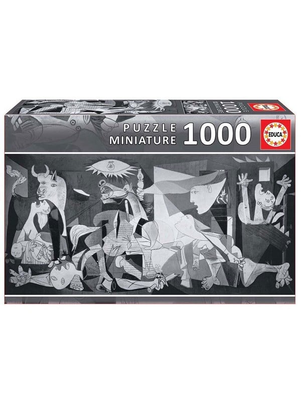 Guernica, Pablo Picasso, miniature, 1000 brikker