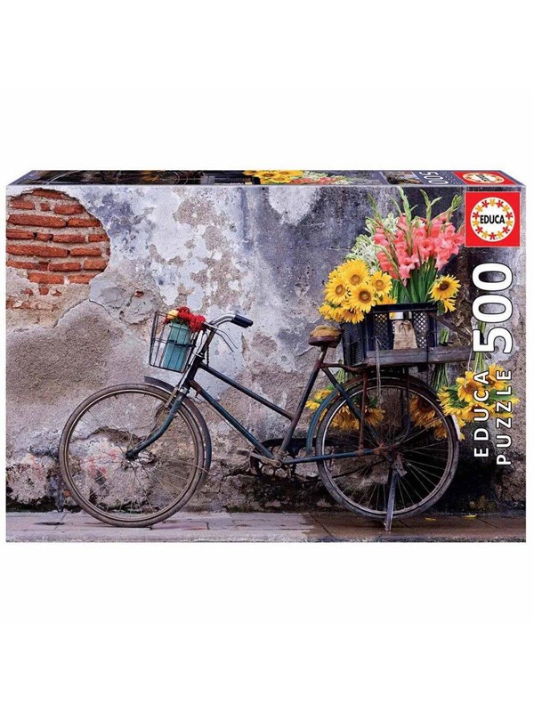 Educa 500 Bicycle and Flowers