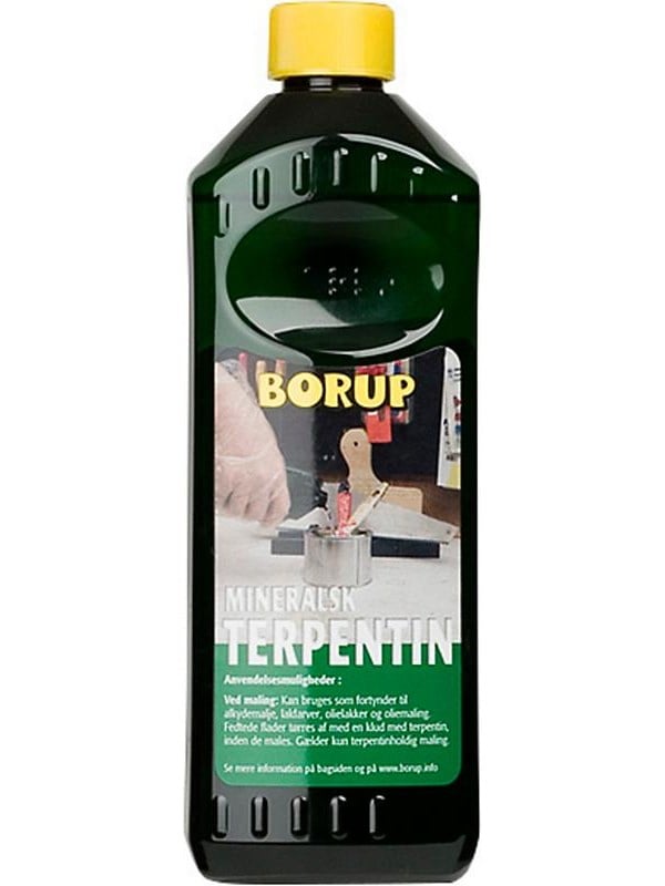 Borup Mineralsk terpentin, 1 liter billede
