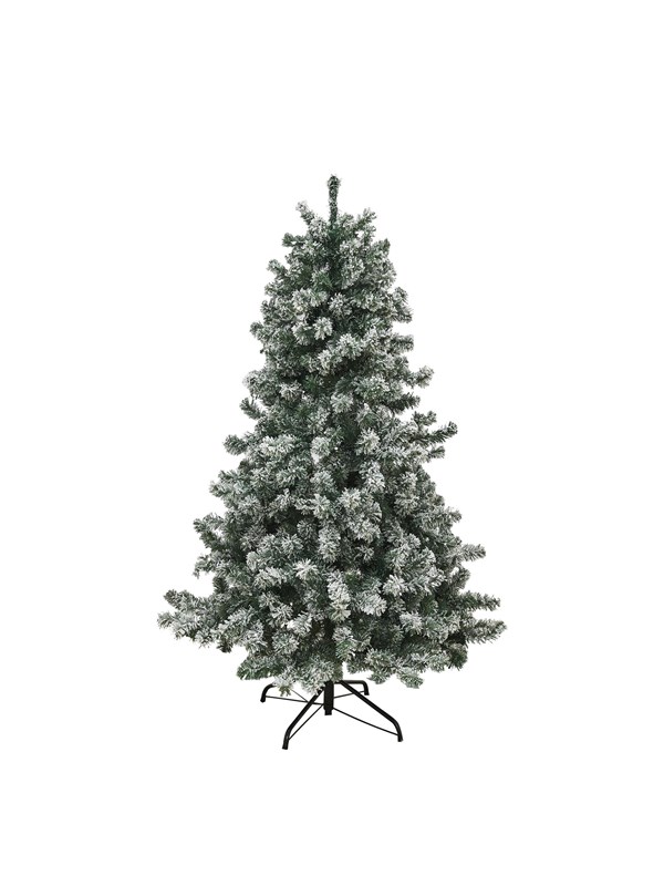 NORDIC WINTER Christmas tree artificial PVC - 180x118 cm - "FROST" w/snow Class B+