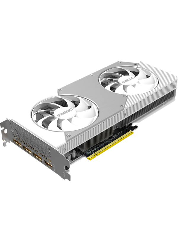 Inno3D GeForce RTX 5060 Ti Twin X2 OC White - 8GB GDDR7 RAM - Grafikkort