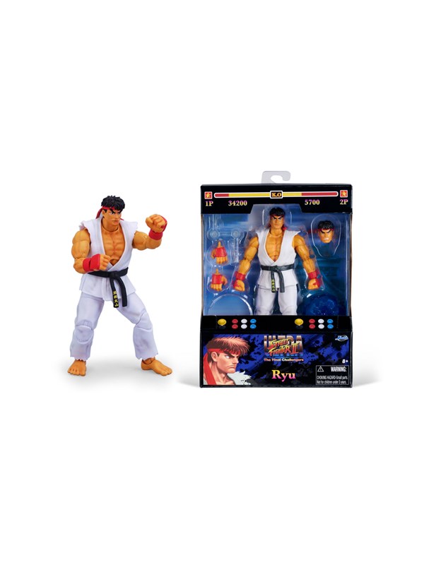 Jada Toys Street Fighter II Ryu 6" figur