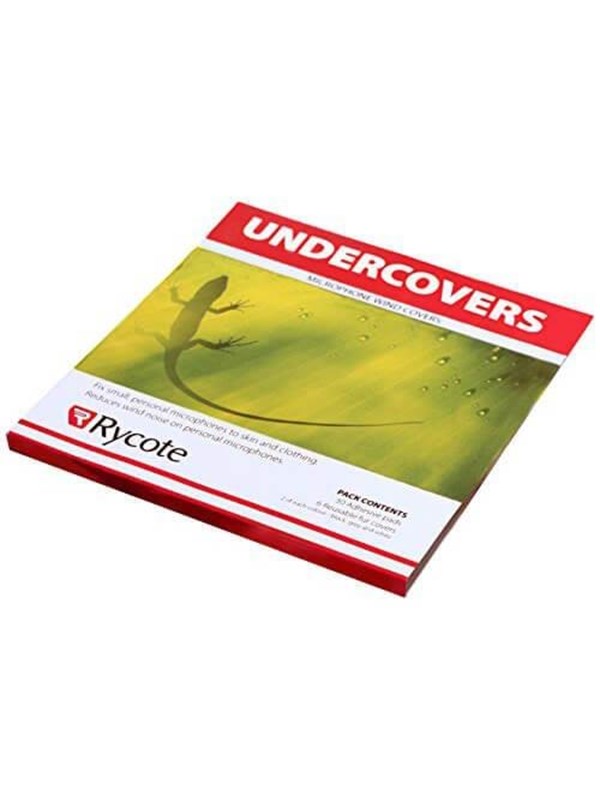 Rycote Undercovers mikrofonovertræk 30 stk. + 30 Stickies, grå
