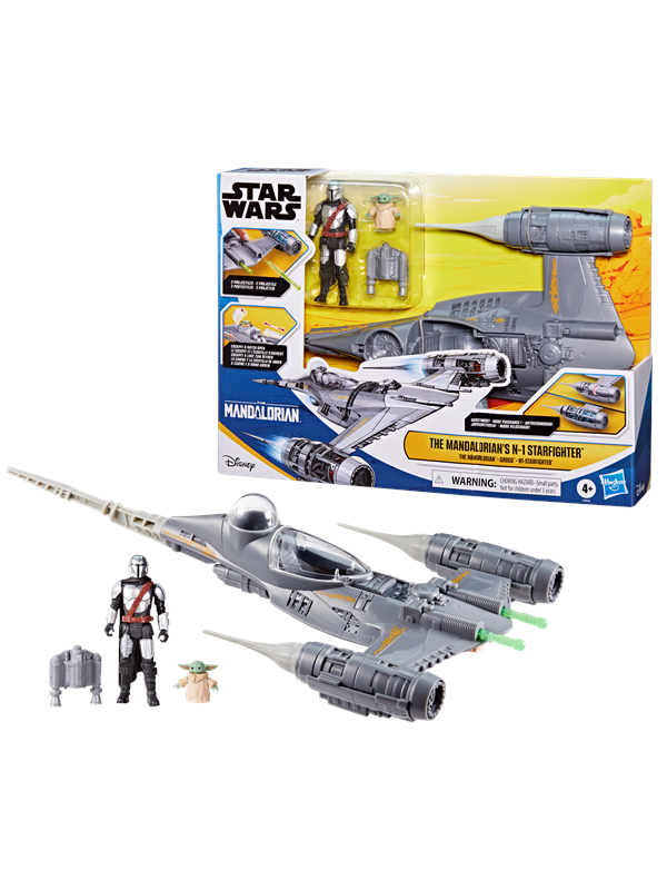 Star Wars The Mandalorian Epic Hero Series The Mandalorian's N-1 Starfighter 10 cm