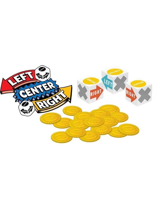 SM Games & Puzzles Left Center Right Dice Game
