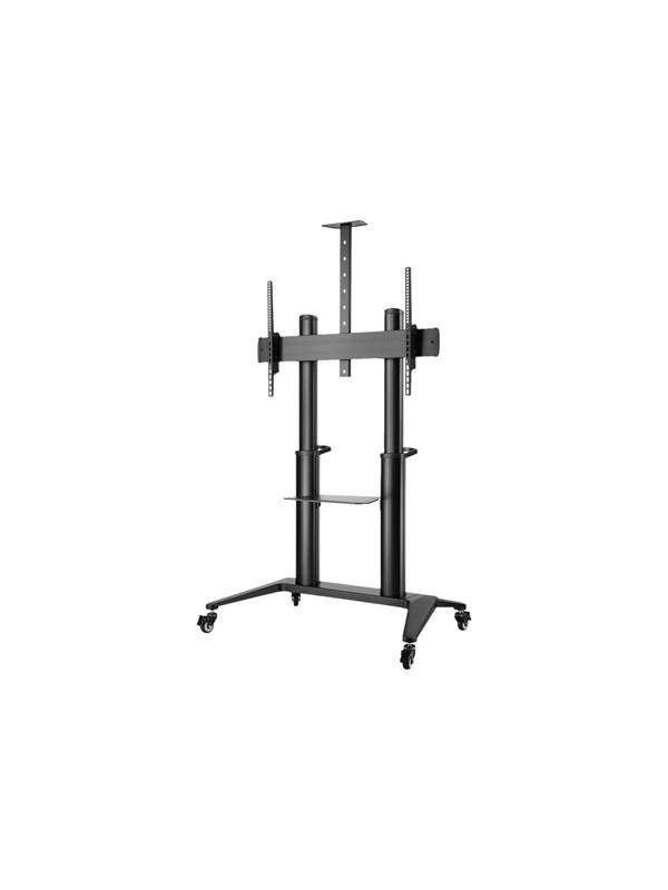 Roline cart - for LCD display - black - Maks 140 kg - Maks størrelse 120"