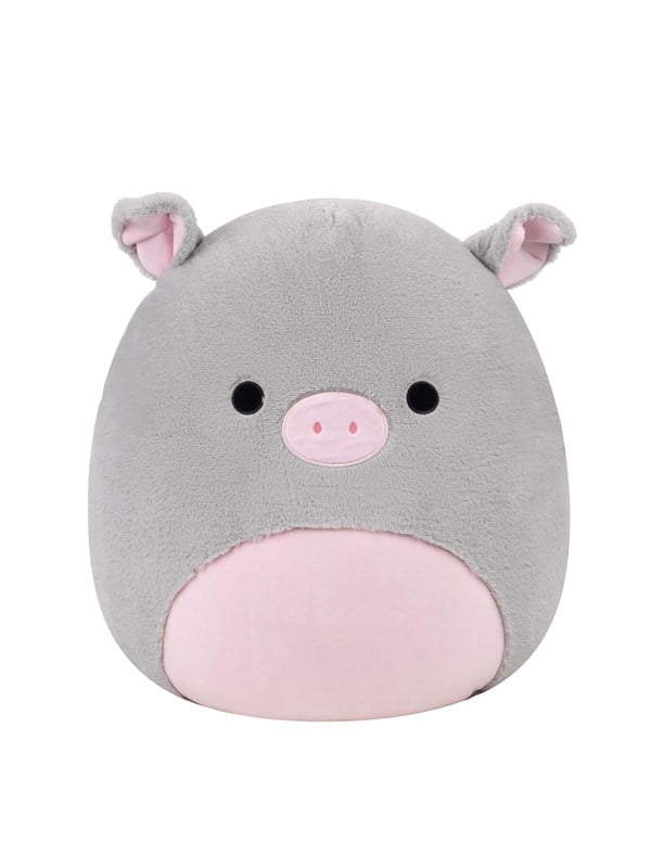 Squishmallows - Bessa Gris Bamse - Fuzz A Mallows - 50 Cm