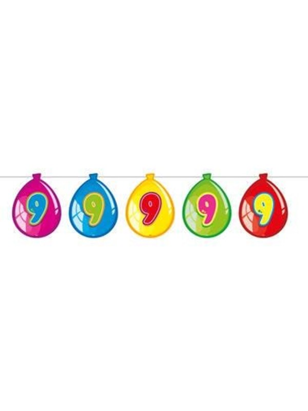 Folat BV - Bunting Balloons 9 years 10mtr.