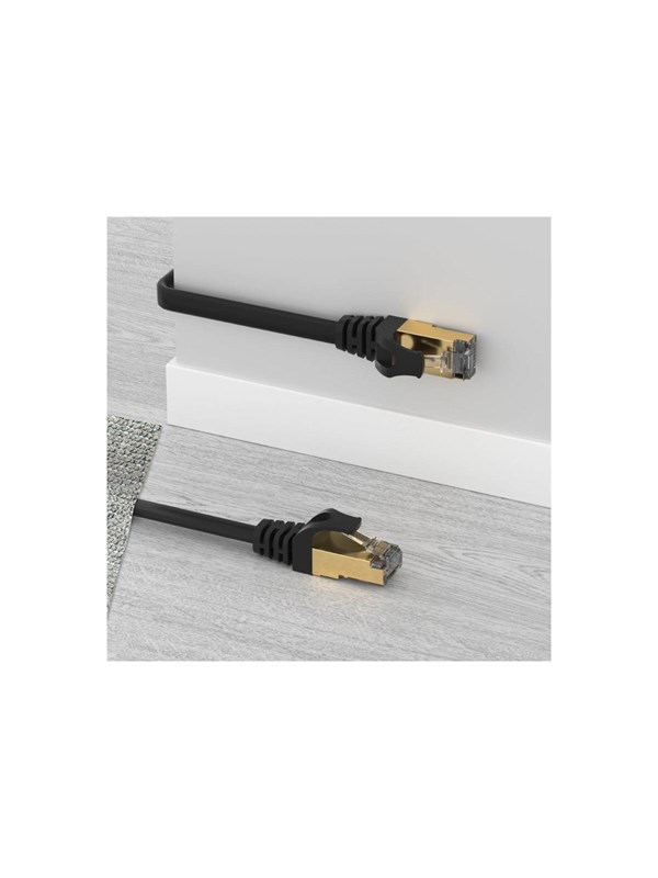 Unitek C1897BK Series patch cable - 2 m - black - Sort - 2m