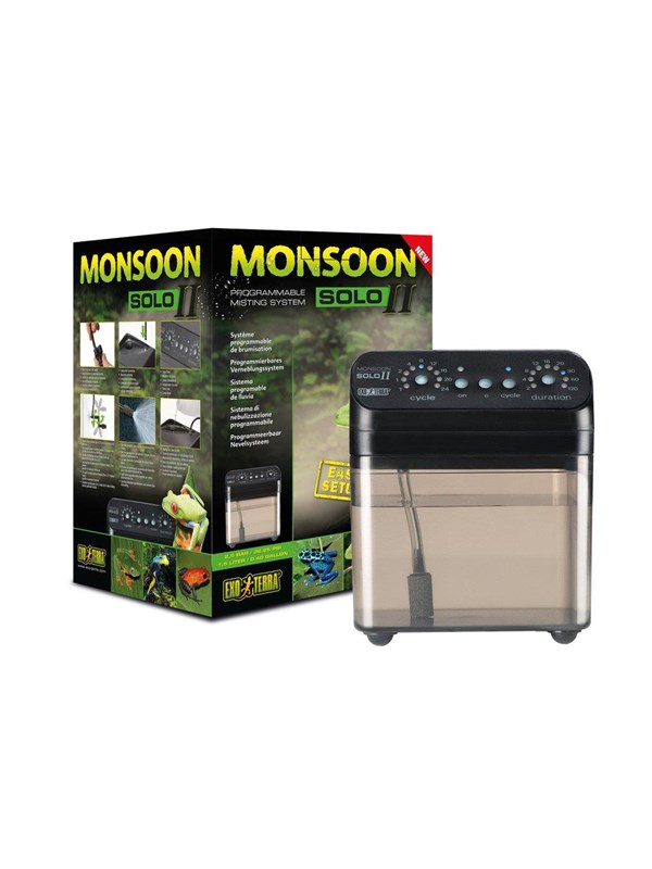 EXO TERRA ExoTerra Monsoon SOLO II 14x14x17 cm. 1,5 ltr.