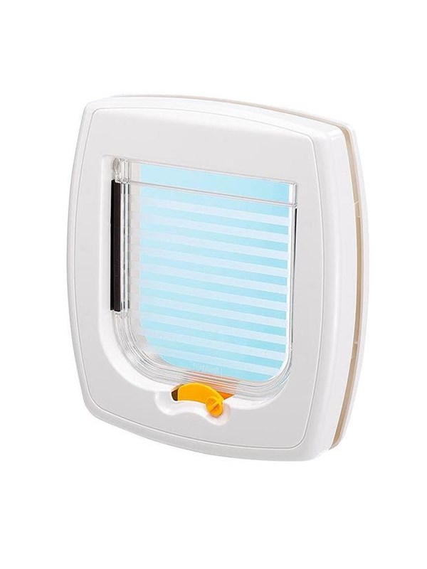 Ferplast - Dog & Cat Door Swing 1 2-Way - White - Small