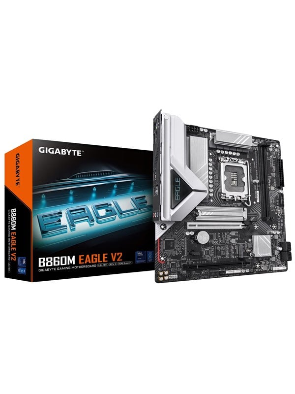 GIGABYTE B860M EAGLE V2 Bundkort - Intel B860 - Intel LGA1851 - DDR5 RAM - Micro-ATX