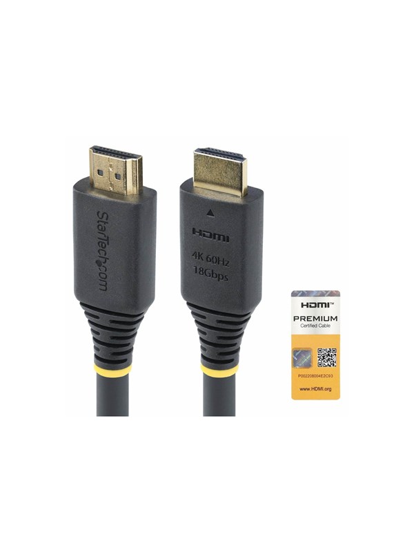 StarTech.com 7m (22.9ft) Premium Certified High Speed HDMI Cable 4K60Hz - HDMI cable with Ethernet - 7 m
