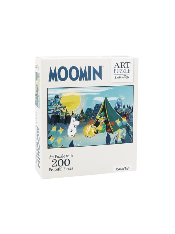 Mumi Art Puslespil - 200 brikker - Blå - Mumi - Andet Bog - Barbo Toys - 2024 - Dansk - Booktok.dk