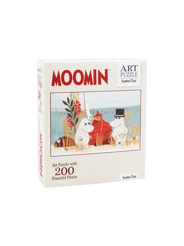 Mumi Art Puslespil - 200 brikker - Rød - Mumi - Andet Bog - Barbo Toys - 2024 - Dansk - Booktok.dk
