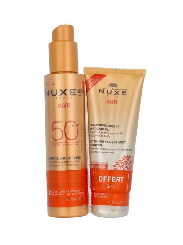 Nuxe Set : Sun After-Sun Shampoo For Hair & Body. billede