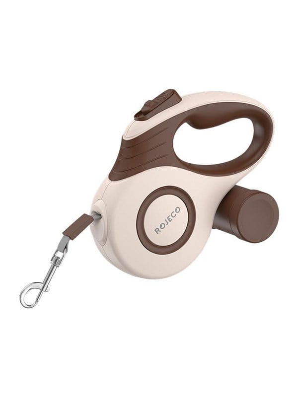 Rojeco A12 Automatic Retractable Dog Leash Brown (5 Meters)