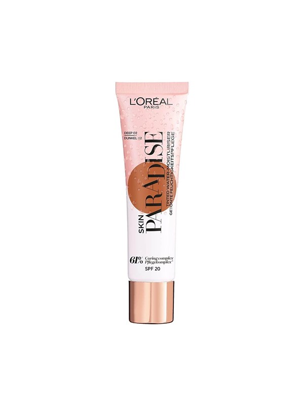 L'Oréal Paris Skin Paradise Aloe Vera Hydrating Water Cream For Face SPF 20 02 Deep 30 ml