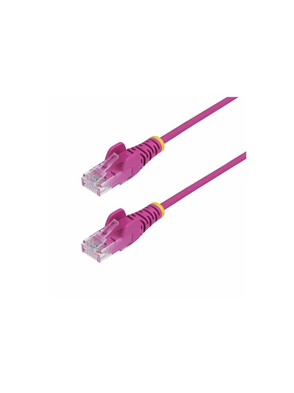 StarTech.com 50cm Pink Slim CAT6 Ethernet Cable Snagless 28AWG LSZH - patch cable - 50 cm - pink - Pink - 0.5m