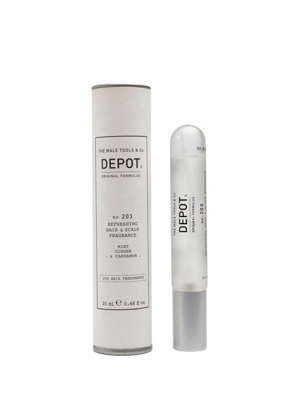 Depot 200 Hair Treatments No. 203 Hair Scented Mist For Men Mint Ginger & Cardamom 20 ml