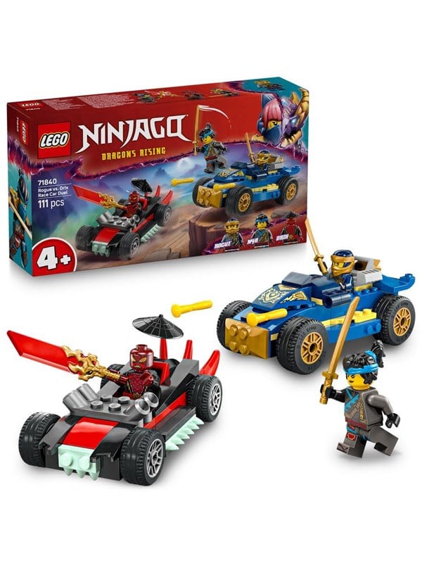 LEGO Ninjago 71840 Rogue og Drix i racerbilsduel