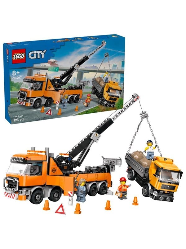 LEGO City 60467 Stort bjærgningskøretøj med kran billede
