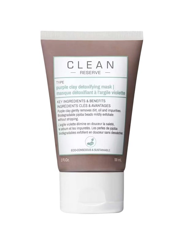 Clean Perfume Reserve Hair & Body Purple Clay Detoxifying Face Mask 59 ml