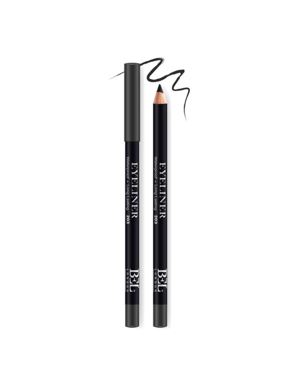 Bel London hydrogeneret vegetabilsk olie waterproof farve langtidsholdbar gel eyeliner 203 Black 0.78 g
