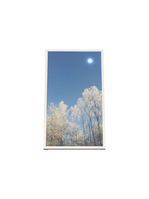 HI-ND EASY mounting kit - for digital signage LCD panel - portrait - white RAL 9003 - Maks - Maks størrelse 43"