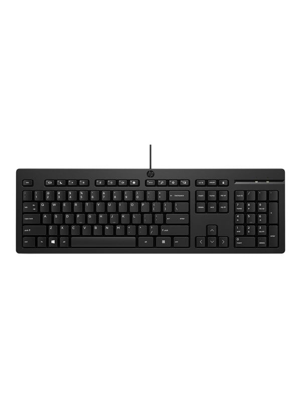 HP 125 Wired Keyboard Nordic (AY2Y7AA) - Tastatur - Dansk - Sort