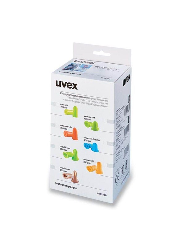 Ørepropper Uvex x-fit, lime, pakke a 300 par