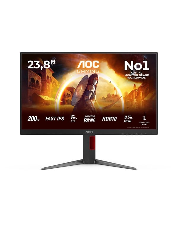24" AOC Gaming 24G4HA - 1920x1080 (FHD) - 200Hz - Fast IPS billede